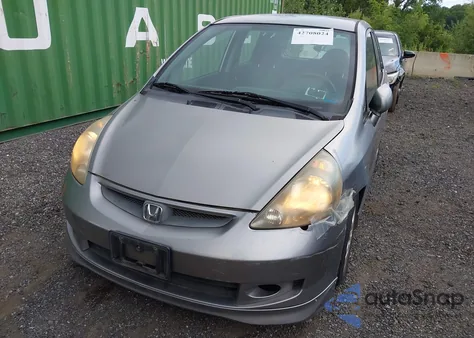 2008 Honda Fit Sport из США, поврежденный, VIN JHMGD38678S016515